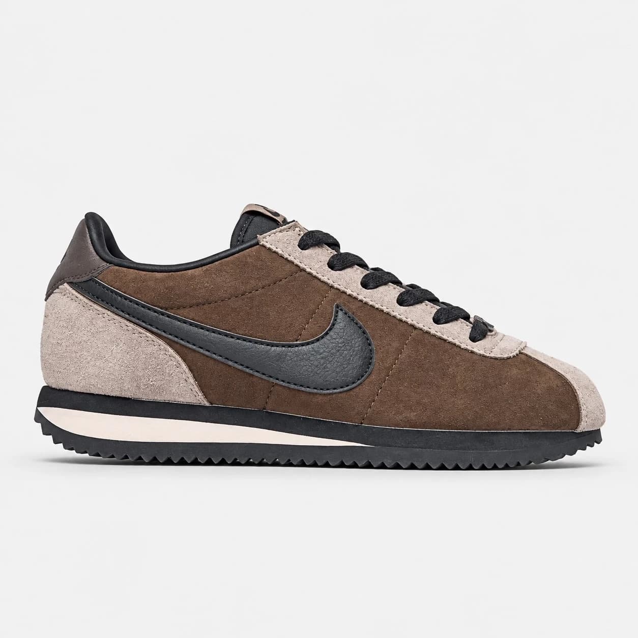 کتونی نایک کورتز قهوه ای مشکی Nike Cortez Brown black — تصویر ۷