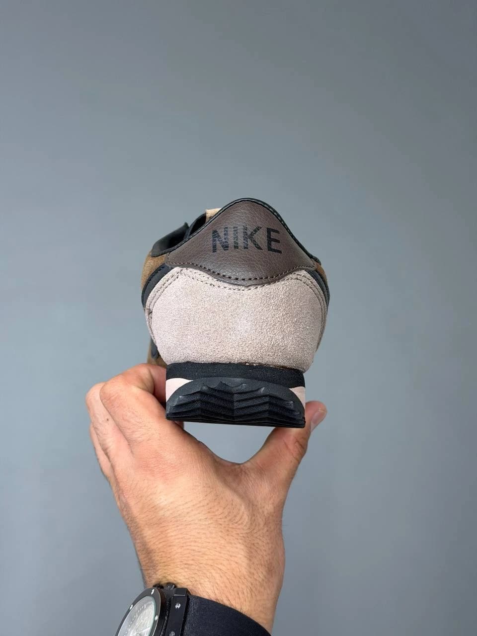 کتونی نایک کورتز قهوه ای مشکی Nike Cortez Brown black — تصویر ۶