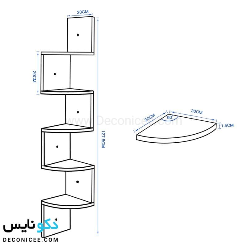 شلف دیواری مدل SH513 — تصویر ۱۰