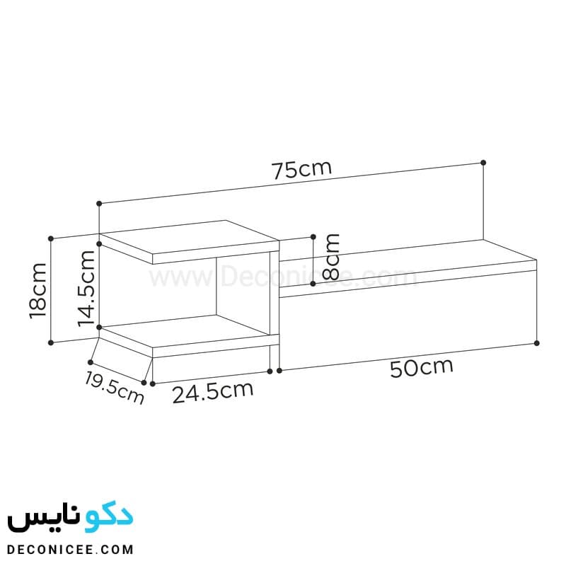 شلف دیواری مدل SH509 — تصویر ۶