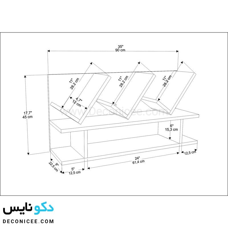شلف دیواری مدل SH 500 — تصویر ۶