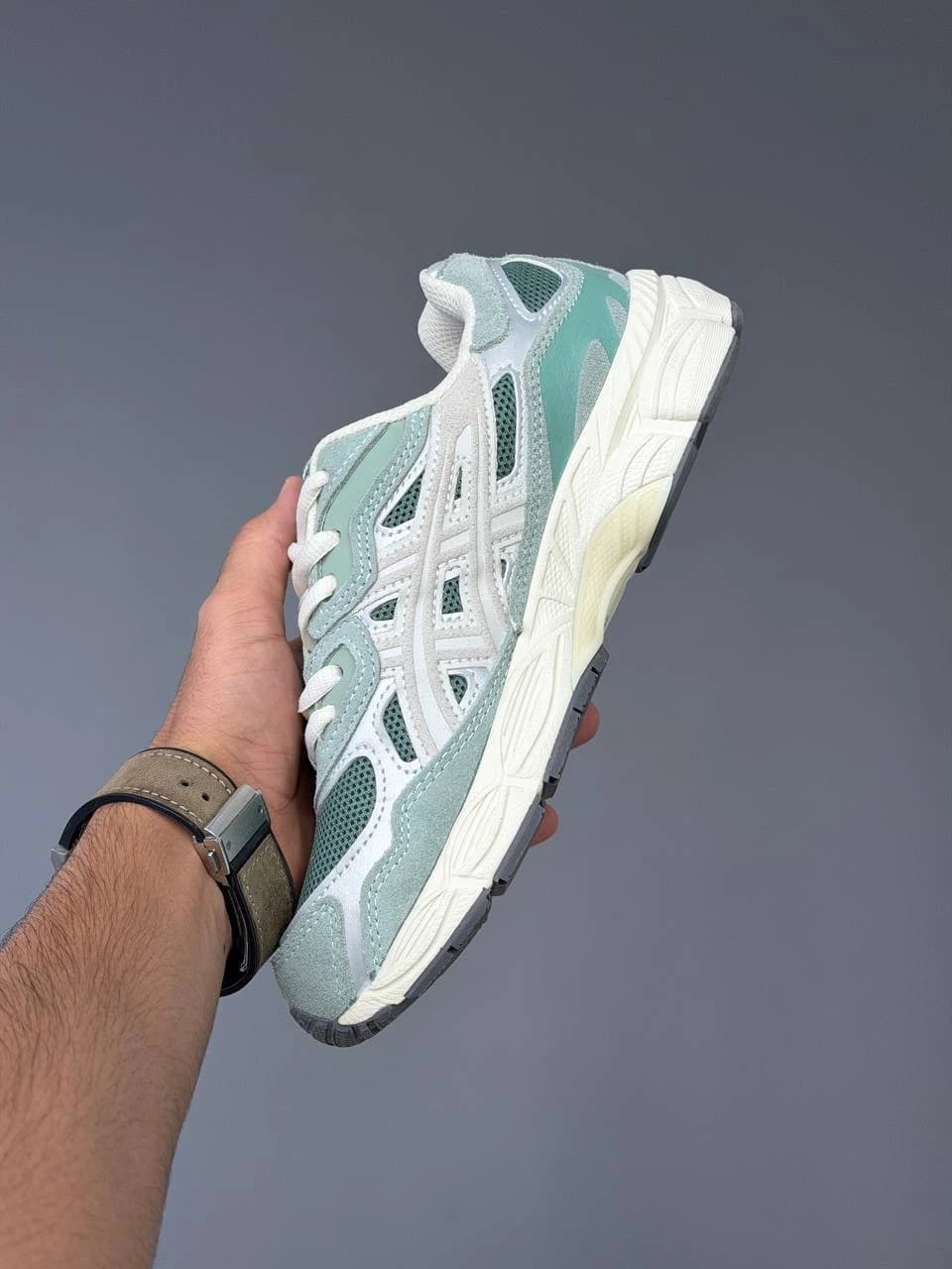 کتونی اسیکس ژل ان وای سبز ASICS Gel-NYC Green — تصویر ۹