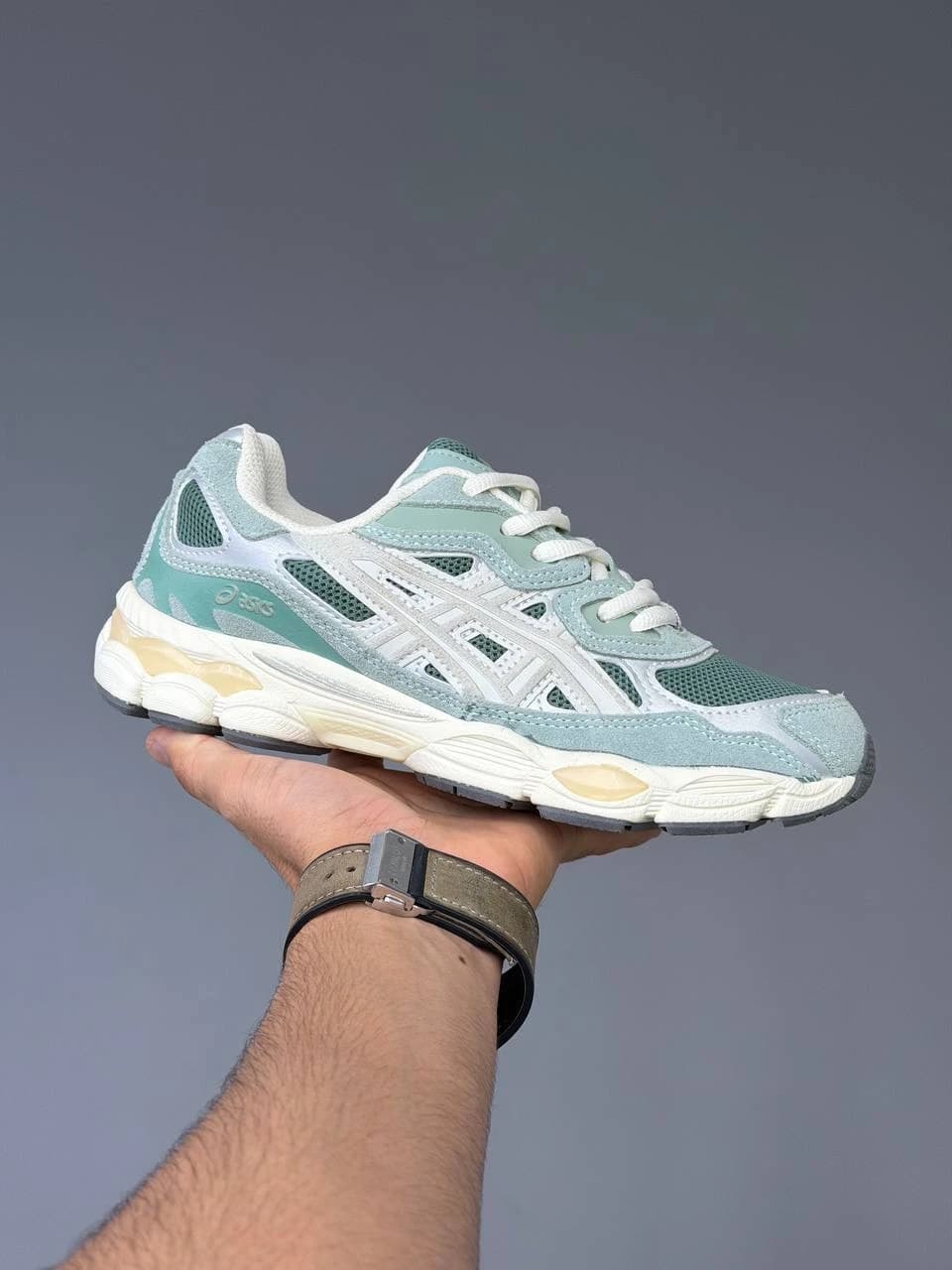 کتونی اسیکس ژل ان وای سبز ASICS Gel-NYC Green — تصویر ۷