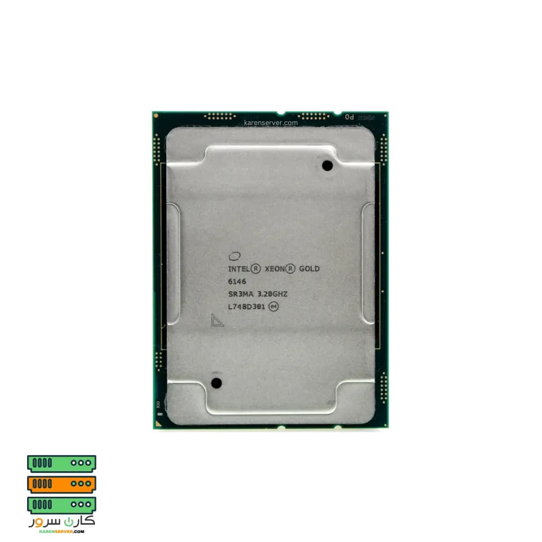 سی پی یو سرور Intel Xeon Gold 6146 Processor — تصویر ۲