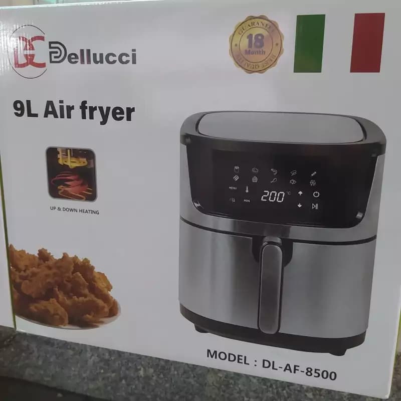 سرخ کن بدون روغن رژیمی 9 لیتری دلوسی ایتالیا — تصویر ۳