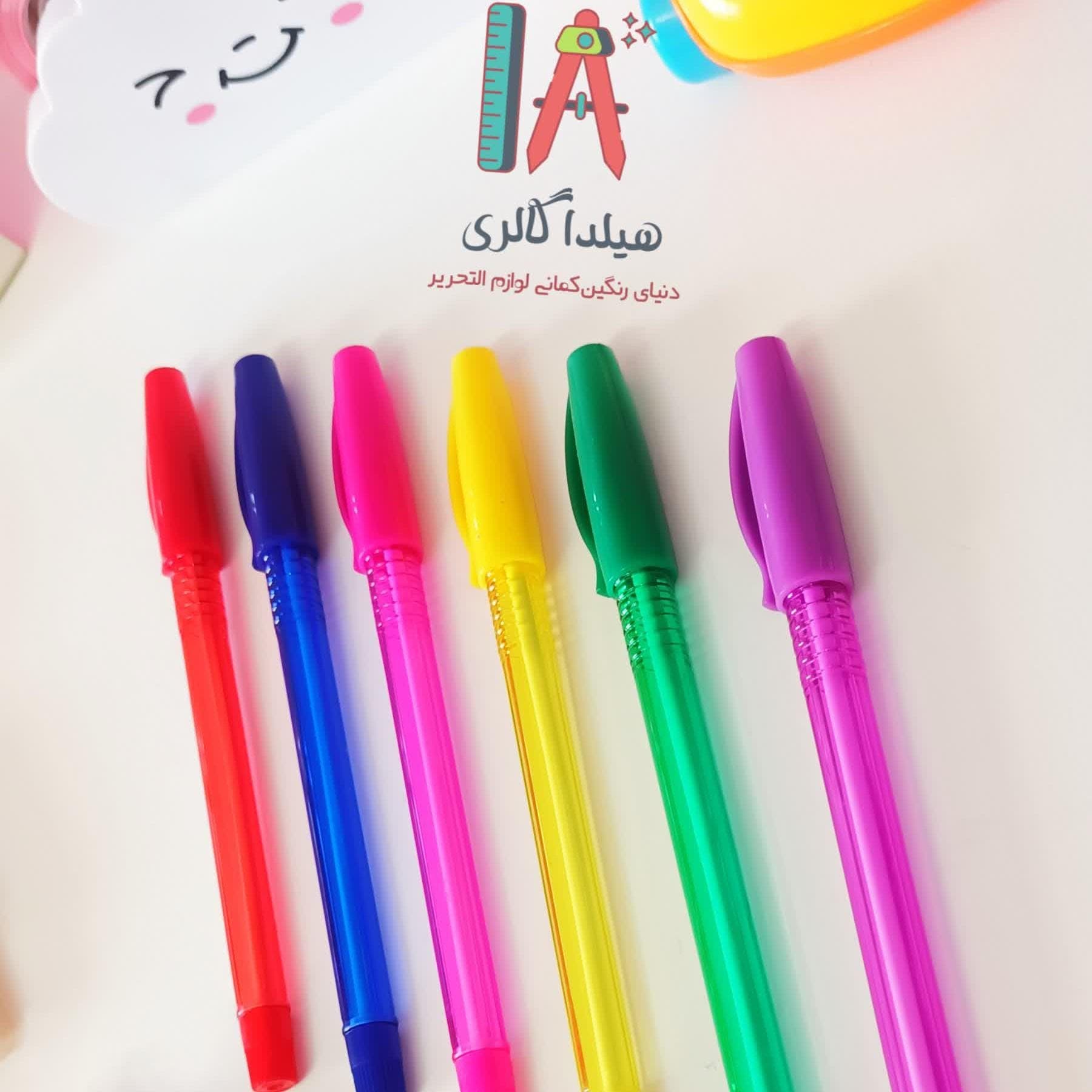 پک خودکار 6 رنگ ساده — تصویر ۵