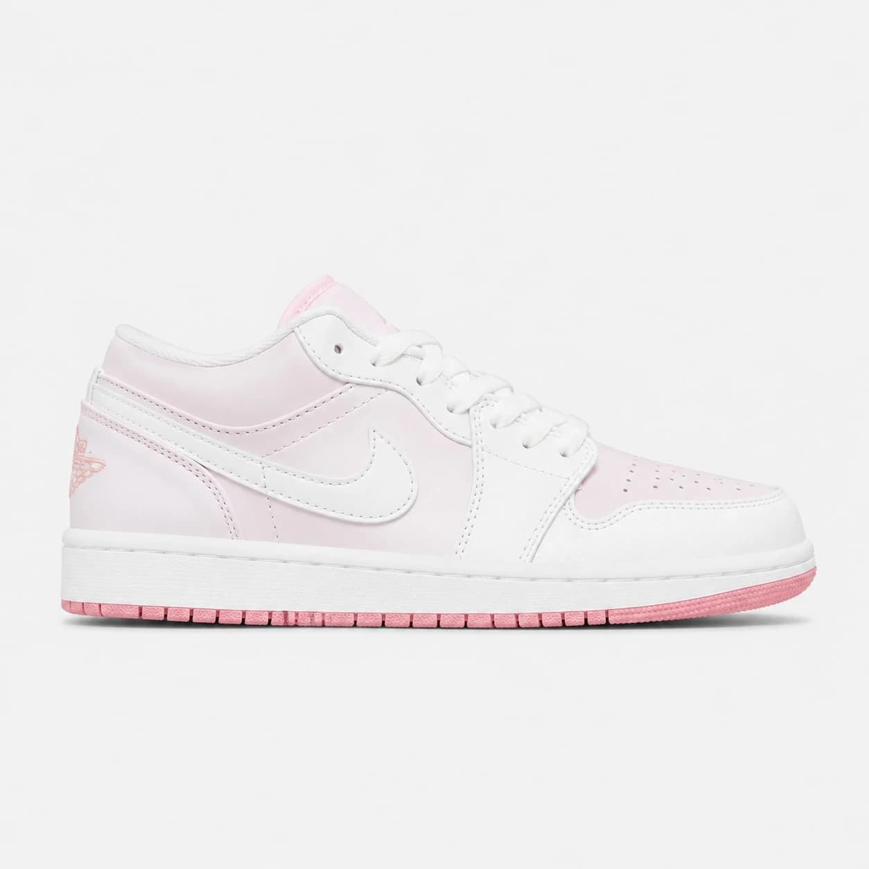 کتونی نایک ایر جردن وان لو سفید صورتی Nike Air Jordan 1 Low White Pink
