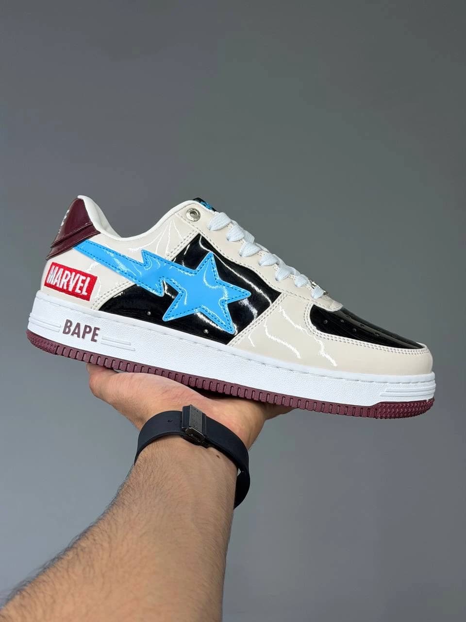 کتونی بتینگ ایپ بیپ استا مارول کامیکس راکت راکون A Bathing Ape Bape Sta Marvel Comics Rocket Raccoon — تصویر ۲