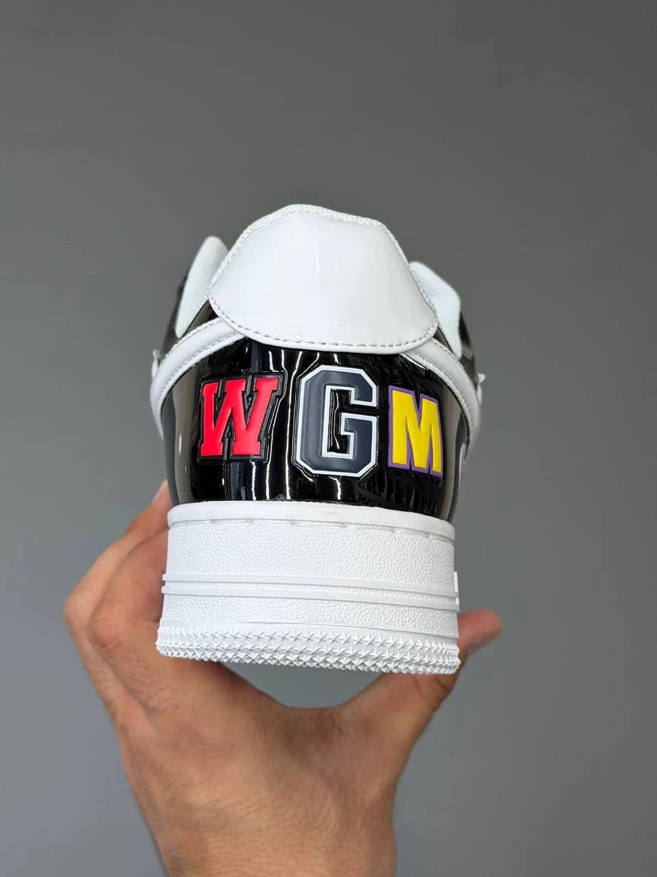 کتونی بتینگ ایپ بیپ استا شارک مشکی سفید A Bathing Ape Bape Sta Low Shark Black White — تصویر ۶