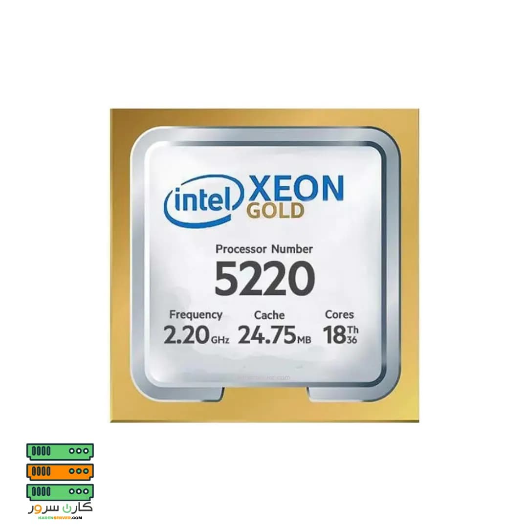 سی پی یو سرور Intel Xeon Gold 5220 Processor — تصویر ۴