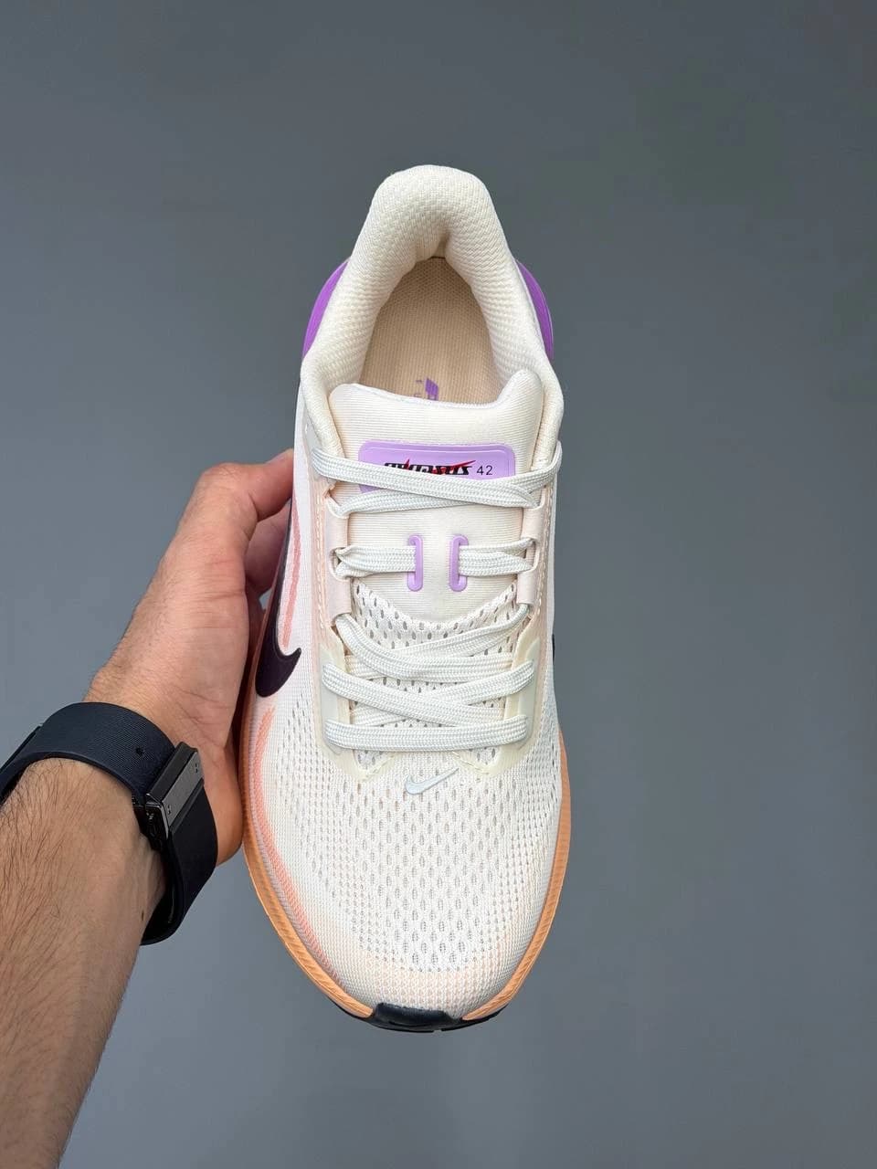 کتونی نایک پگاسوس 42 نارنجی بنفش Nike Pegasus 42 Pruple Orange — تصویر ۳