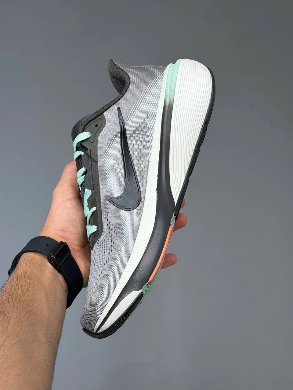 کتونی نایک پگاسوس 42 طوسی سبز Nike Pegasus 42 Gray Green — تصویر ۴