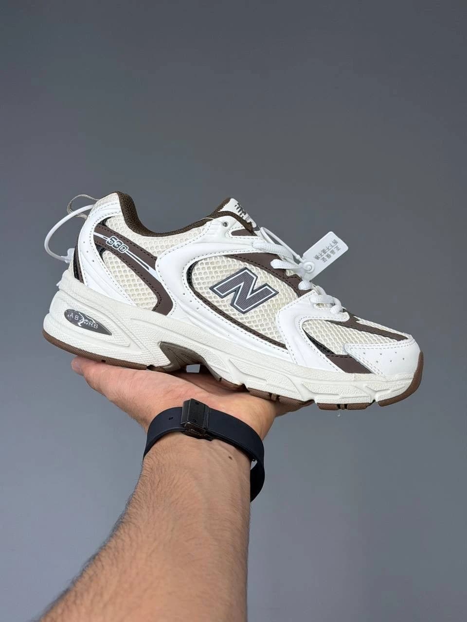 کتونی نیوبالانس 530 سفید قهوه ای New Balance 530 White Brown — تصویر ۲