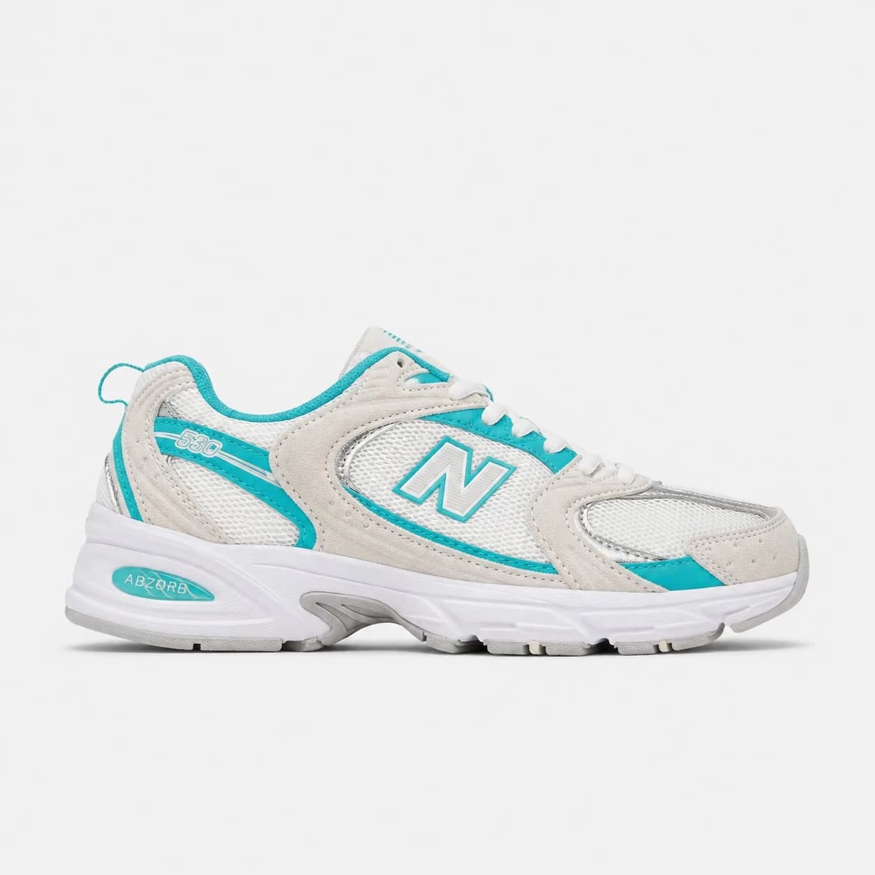 کتونی نیوبالانس 530 آبی تیفانی New Balance 530 Tiffany Blue