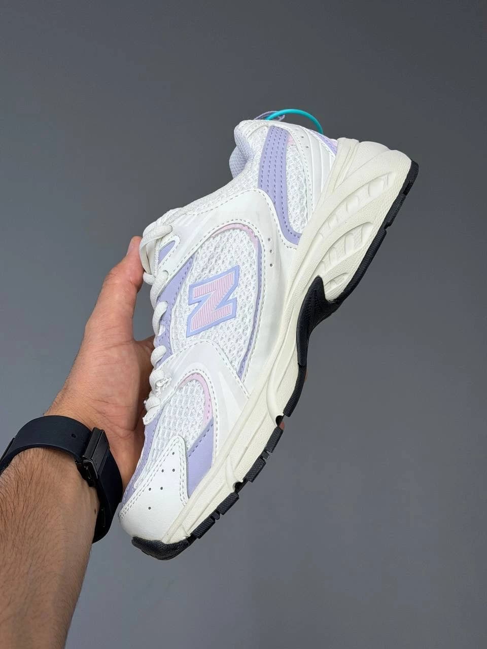 کتونی نیو بالانس 530 سفید بنفش New Balance 530 White Pruple — تصویر ۴