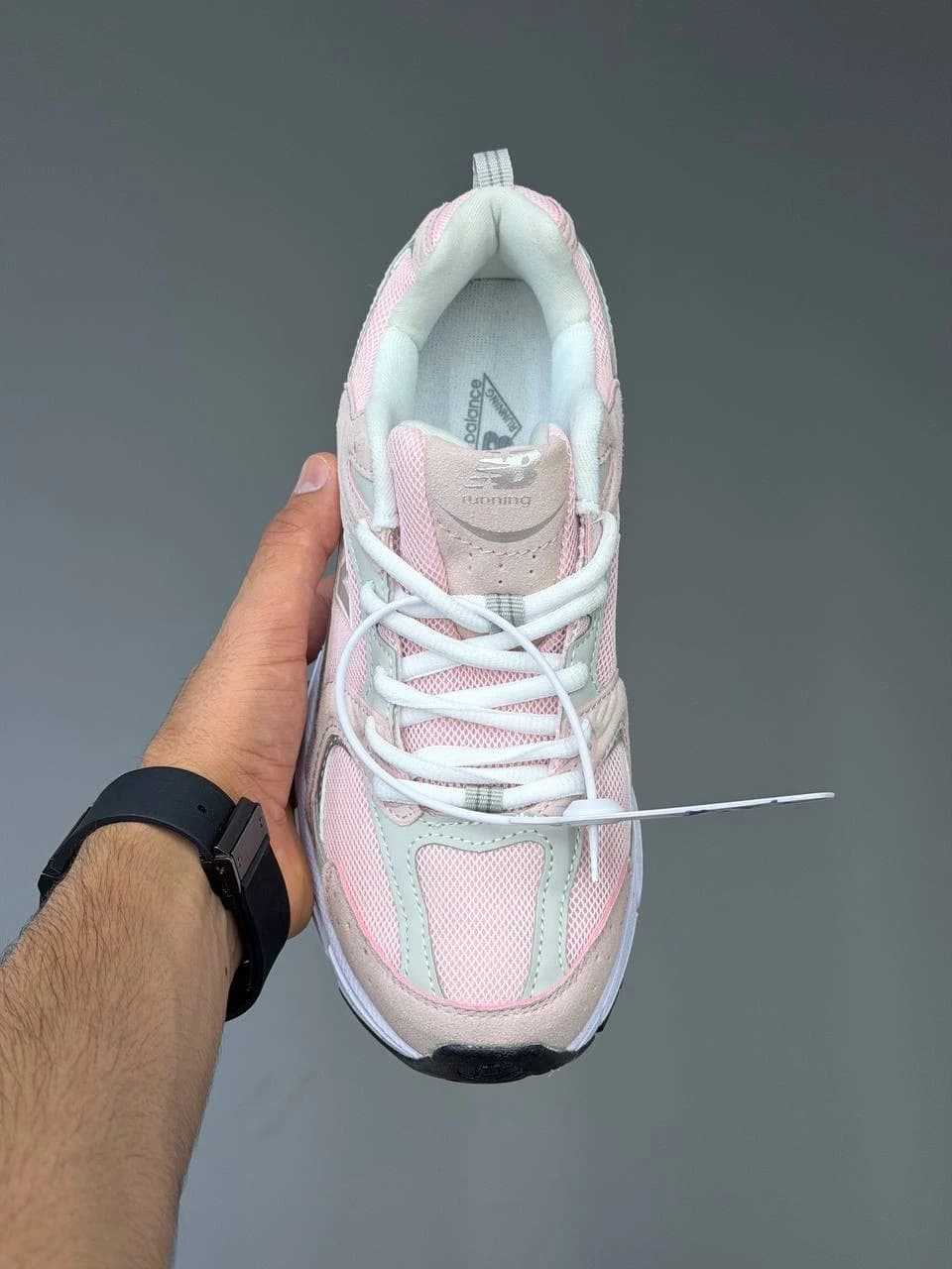 کتونی نیو بالانس 530 صورتی سفید New Balance 530 Pink white — تصویر ۸