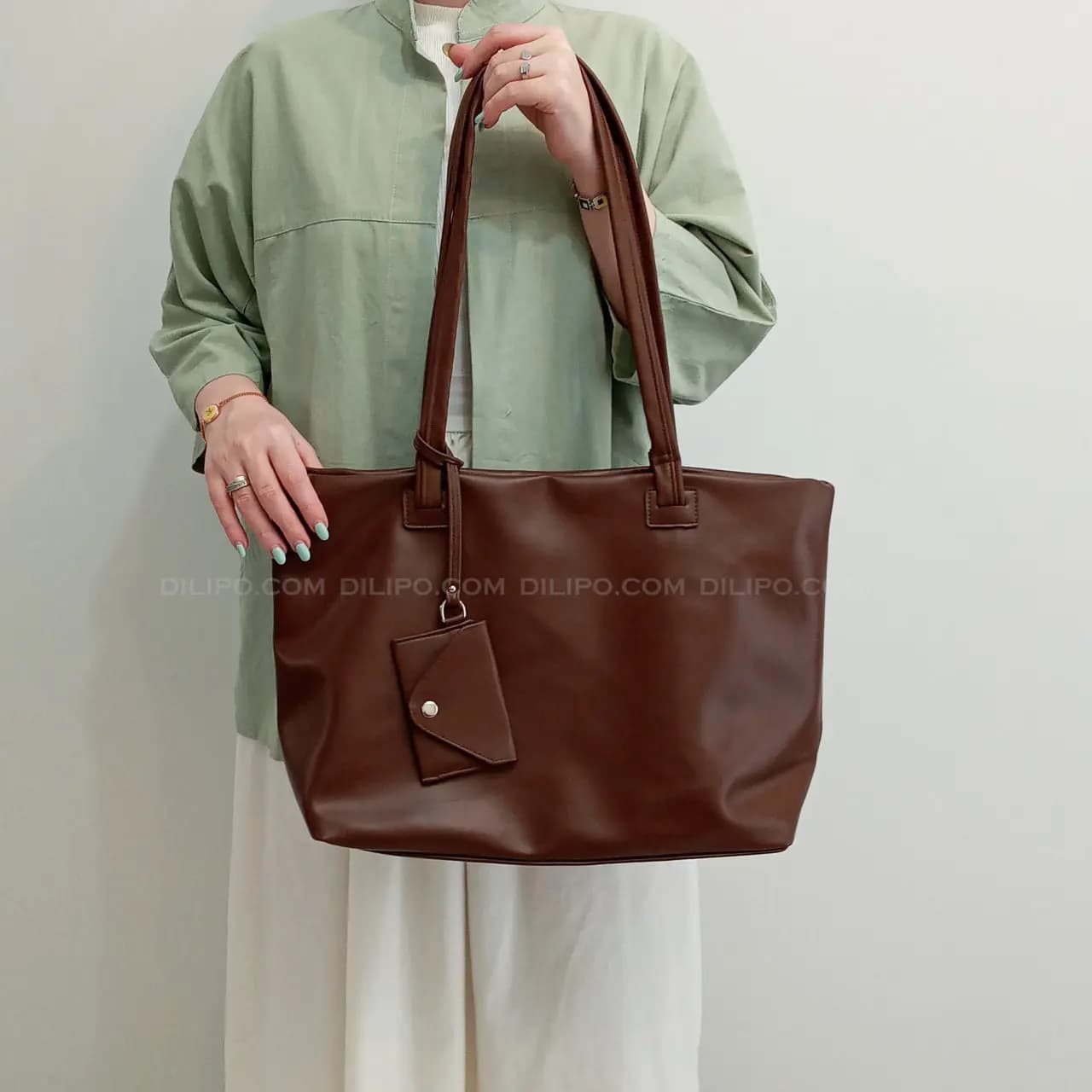 کیف زنانه بزرگ دستی و دوشی ستیرا 2636 — تصویر ۶