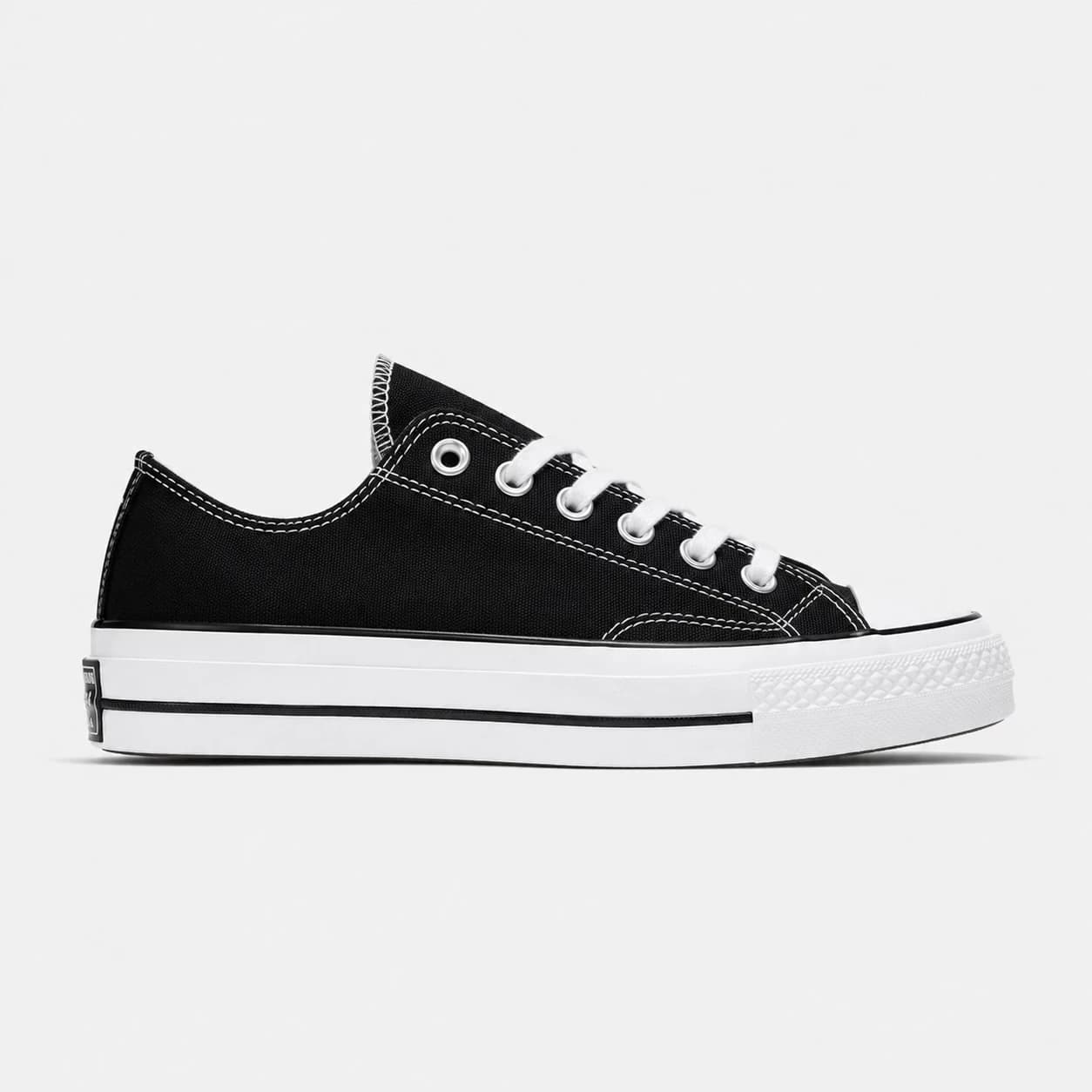 کتونی کانورس آل استار بدون ساق مشکی سفید Convers All Star Black White