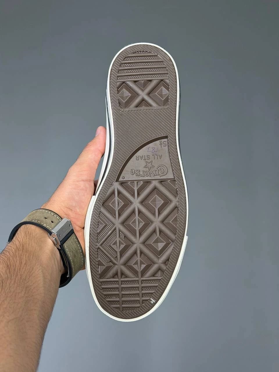 کتونی کانورس آل استار بدون ساق مشکی سفید Convers All Star Black White — تصویر ۵