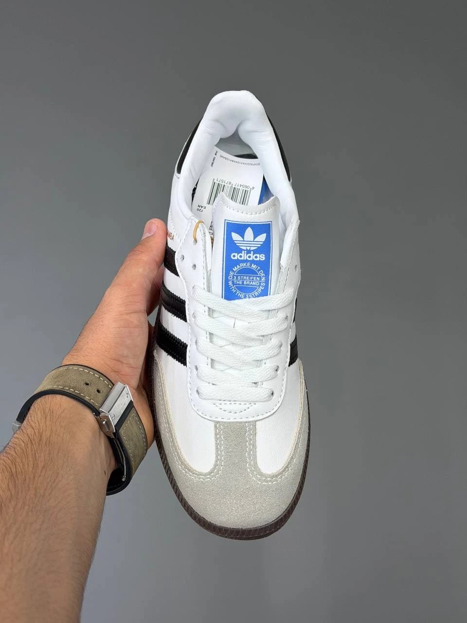 کتونی آدیداس سامبا سفید مشکی Adidas Samba White Black — تصویر ۳