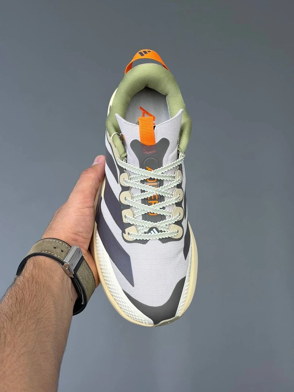 کتونی آدیداس آدی زیرو اوو اس ال ای تی آر طوسی کرم Adidas Adizero Evo Sl ATR Gray Cream — تصویر ۳