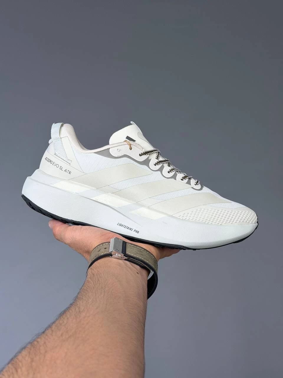 کتونی آدیداس آدی زیرو اوو اس ال ای تی آر کرم سفید Adidas Adizero Evo Sl ATR Cream White — تصویر ۸