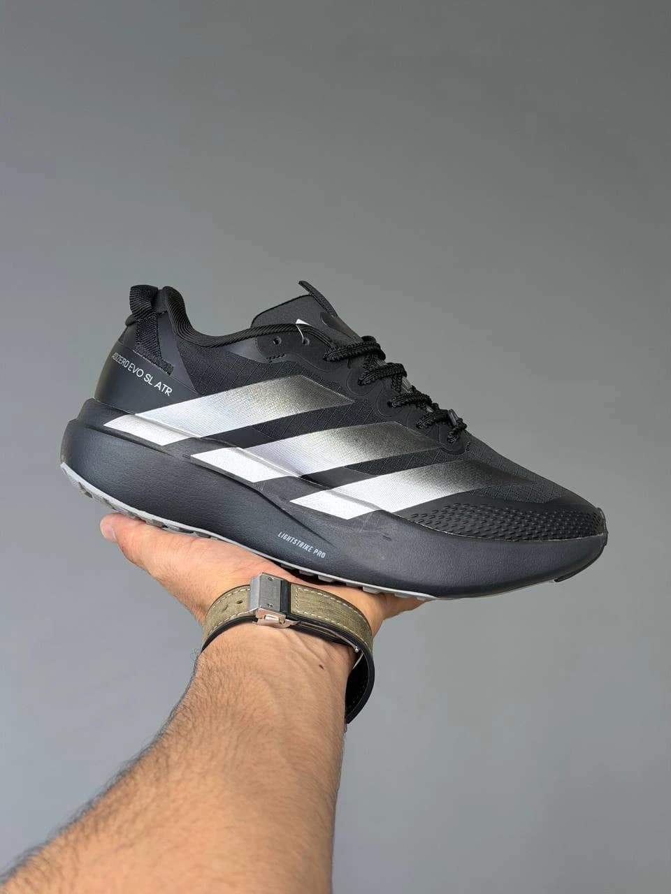 کتونی آدیداس آدی زیرو اوو اس ال ای تی آر مشکی نقره ای adidas Adi Zero Evo Sl ATR Black Silver — تصویر ۷