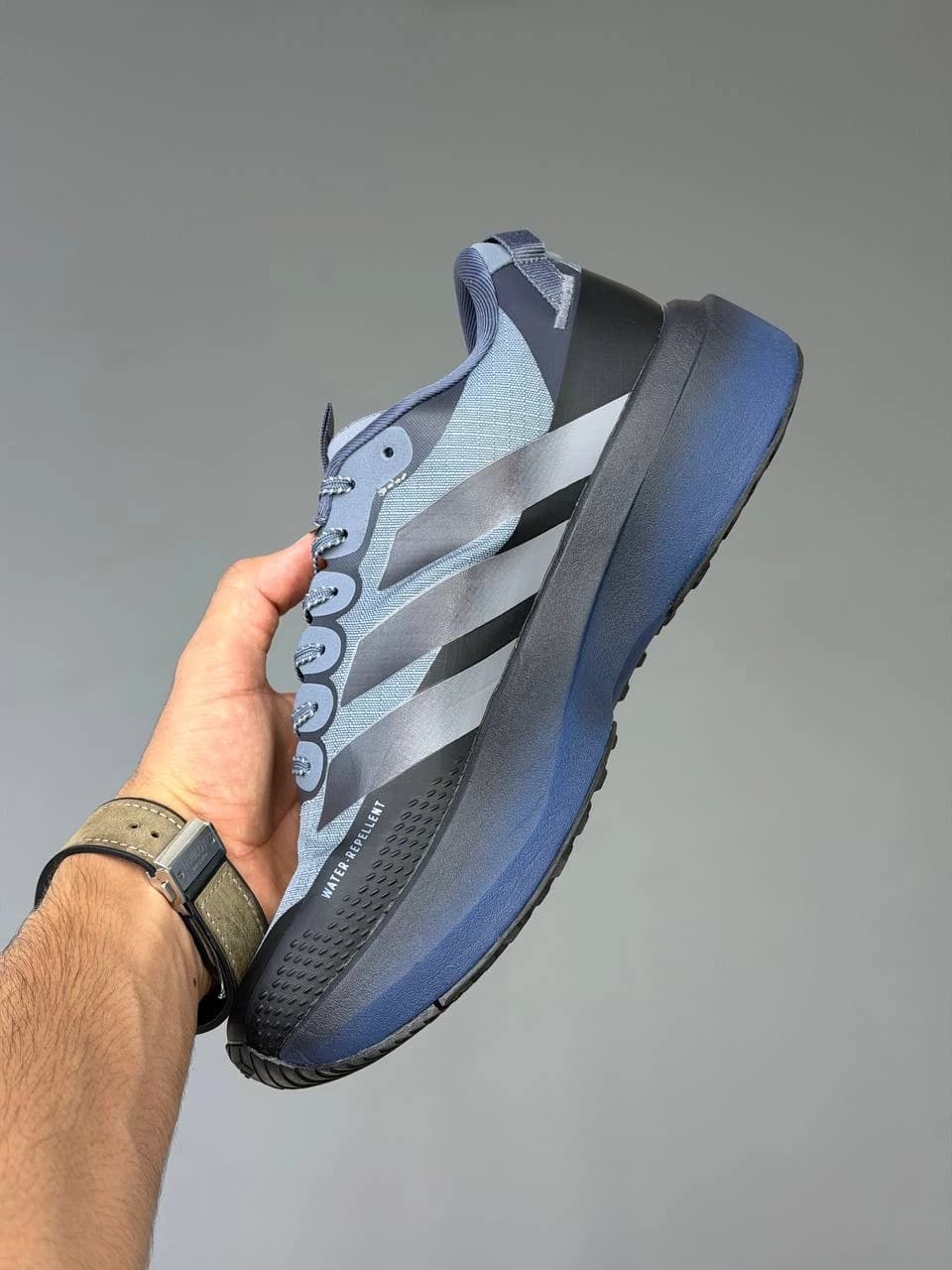 کتونی آدیداس آدی زیرو اوو اس ال ای تی آر آبی توسی adidas Adizero Evo Sl ATR Blue Gray — تصویر ۱۰