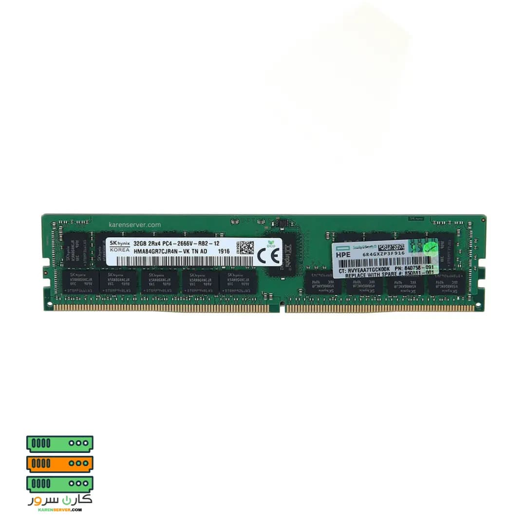 رم سرور HPE 32GB 2Rx4 PC4-2666 — تصویر ۳