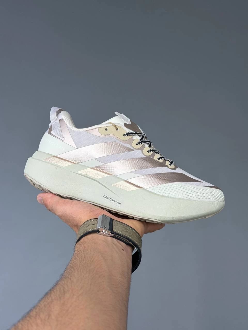 کتونی آدیداس آدی زیرو اوو اس ال ای تی آر کرم نقره ای Adidas Adizero Evo Sl ATR Cream Silver — تصویر ۷