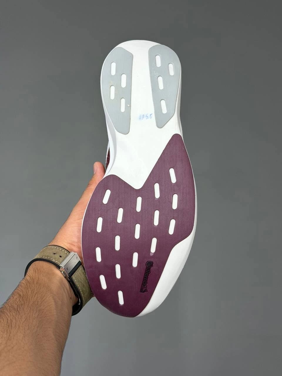 کتونی آدیداس آدیزیرو اوو اس ال سفید زرشکی Adidas Adizero Evo SL White Crimson — تصویر ۱۲