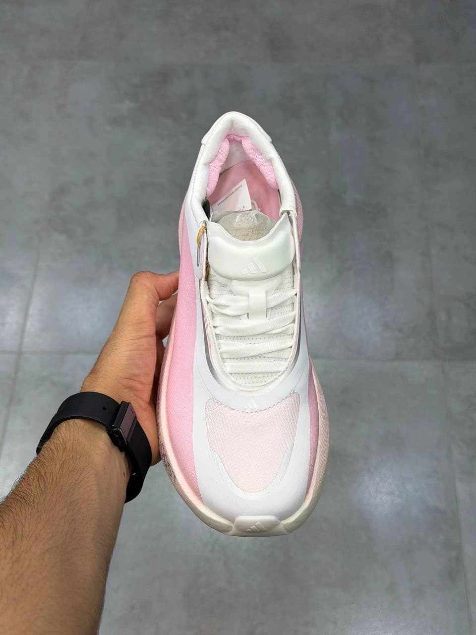 کتونی آدیداس هایپربوست ادج سفید صورتی Adidas Hyperboost Edge White Pink — تصویر ۸