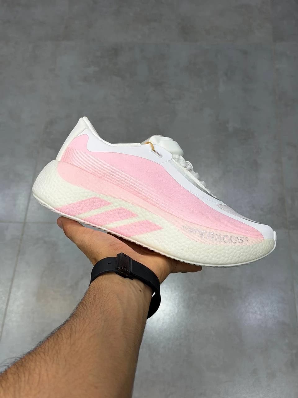 کتونی آدیداس هایپربوست ادج سفید صورتی Adidas Hyperboost Edge White Pink — تصویر ۷