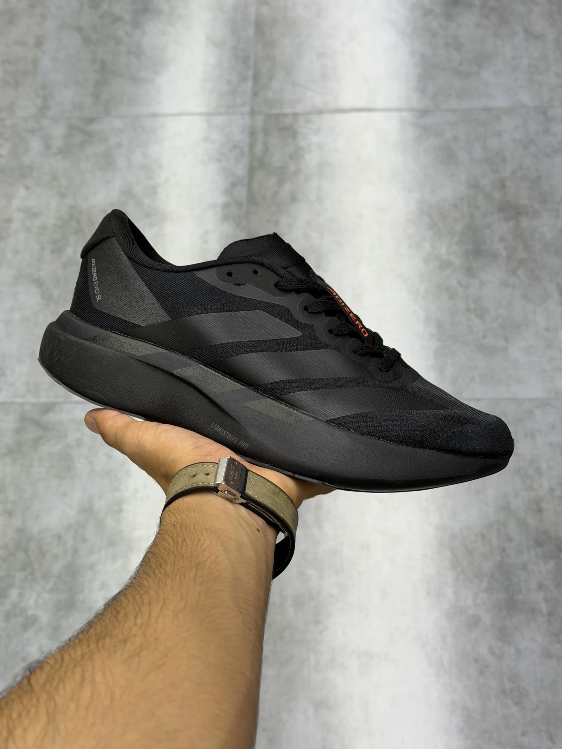 کتونی آدیداس آدیزیرو اوو اس ال مشکی Adidas Adizero Evo SL Black — تصویر ۶