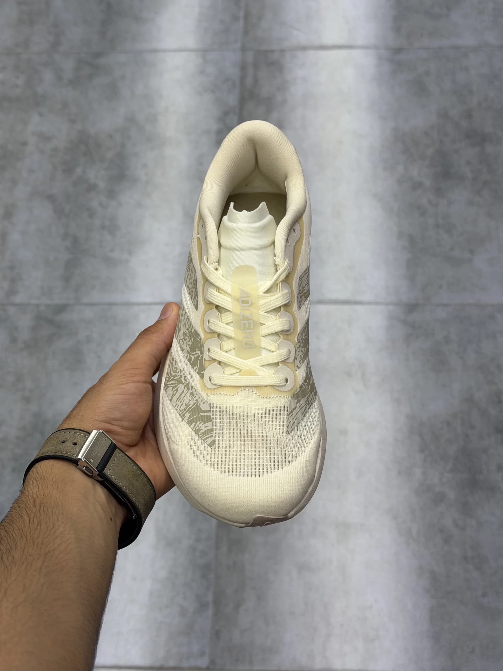 کتونی آدیداس آدیزیرو اوو اس ال کرم Adidas Adizero Evo SL Cream — تصویر ۷