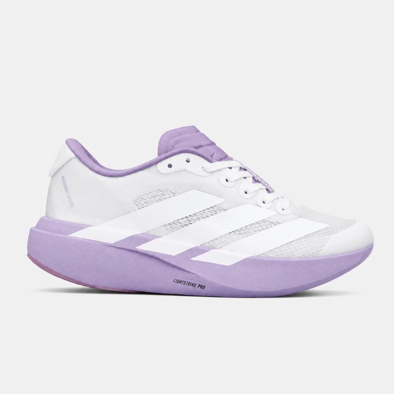 کتونی آدیداس آدیزیرو اوو اس ال سفید بنفش Adidas Adizero Evo SL White perple — تصویر ۵