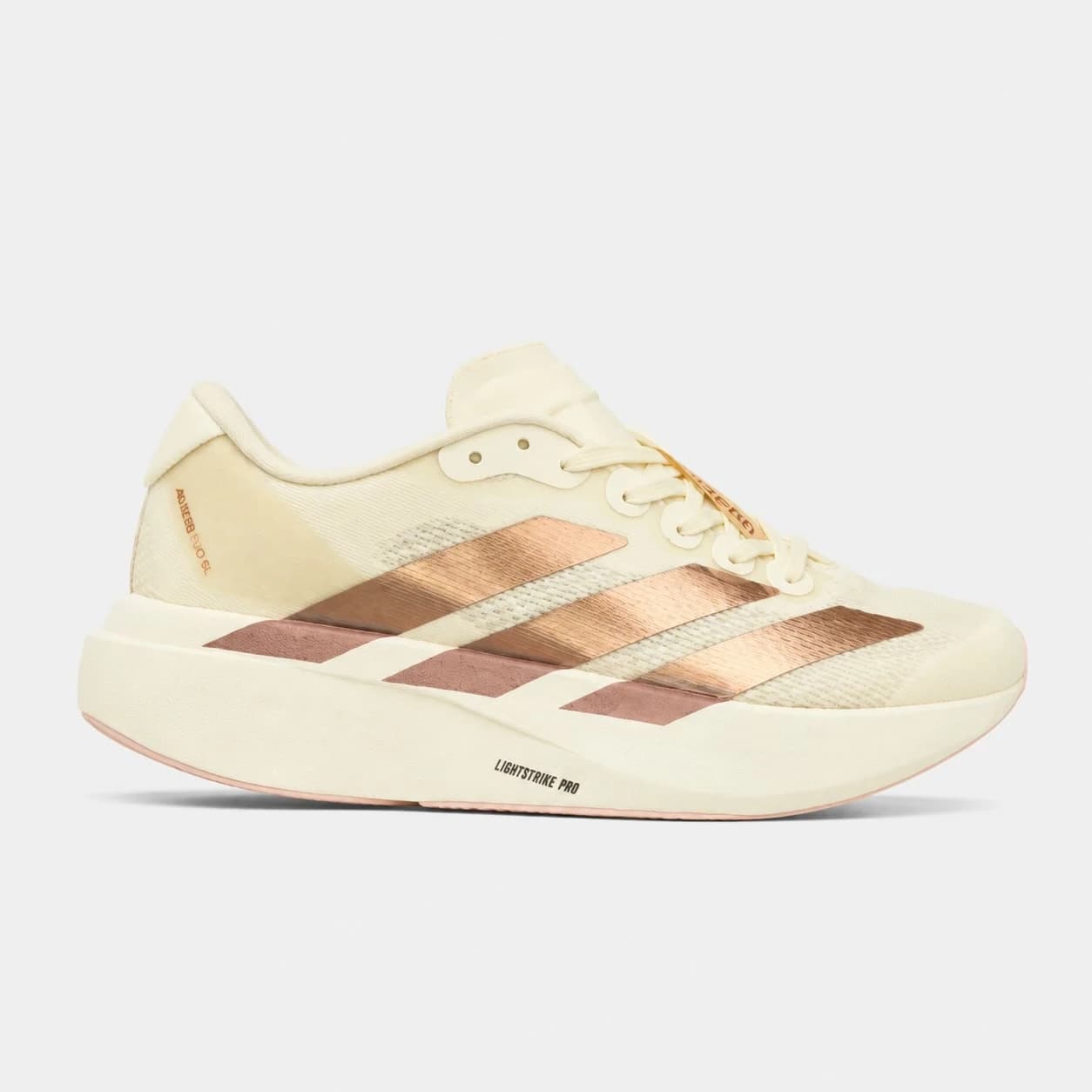 کتونی آدیداس آدیزیرو اوو اس ال کرم طلایی Adidas Adizero Evo SL Cream Gold — تصویر ۵