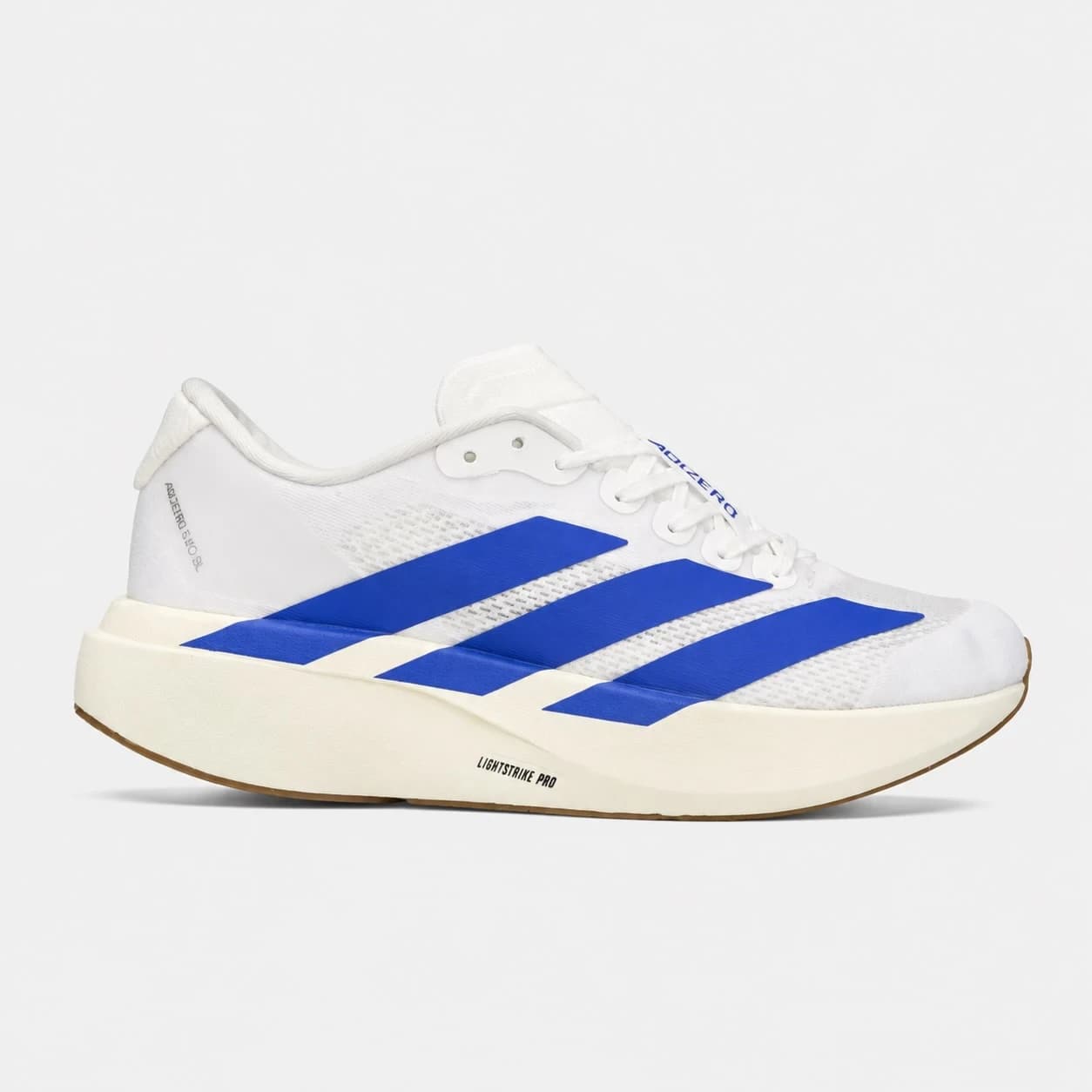 کتونی آدیداس آدیزیرو اوو اس ال سفید آبی Adidas Adizero Evo SL White Blue