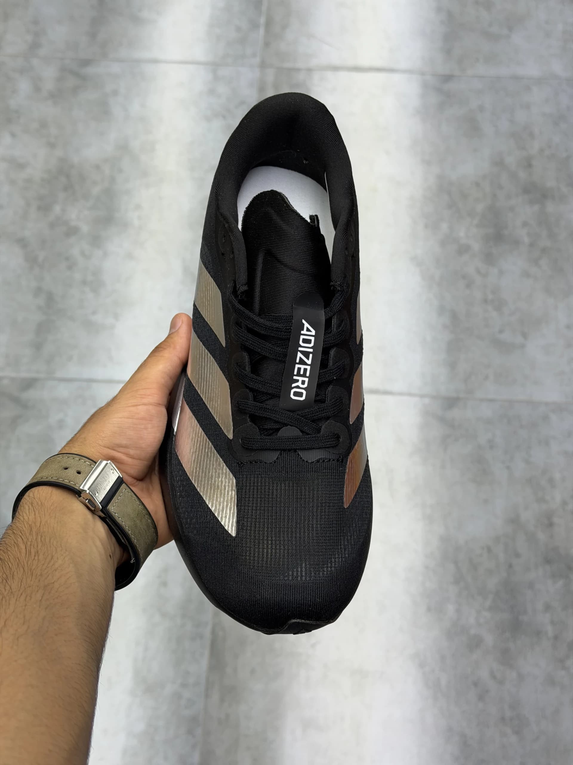 کتونی آدیداس آدیزیرو اوو اس ال مشکی نقره ای Adidas Adizero Evo SL Black Silver — تصویر ۳
