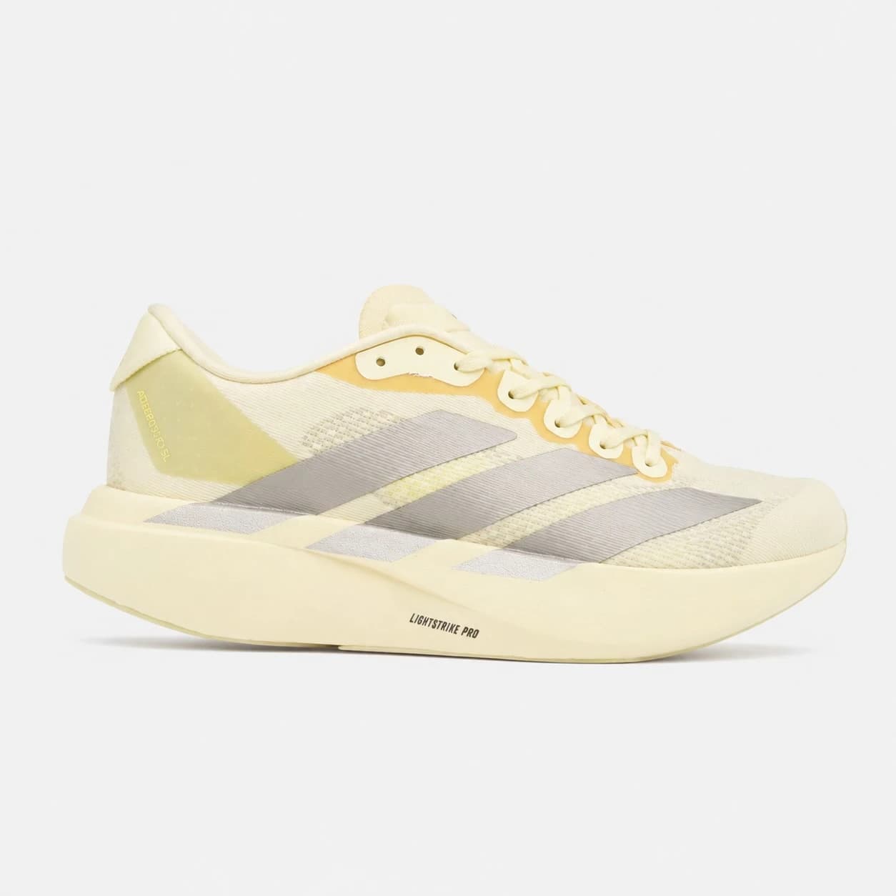 کتونی آدیداس آدیزیرو اوو اس ال کرم نقره ای Adidas Adizero Evo SL Cream White Silver