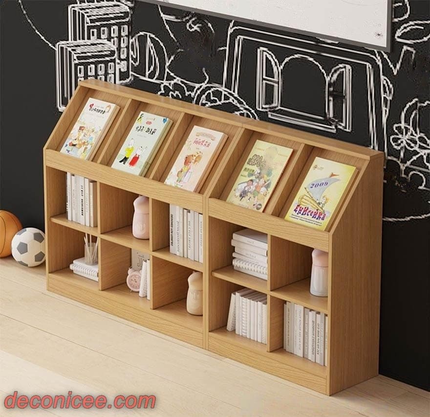 قفسه کتاب و دکوری – کد gk00 — تصویر ۱۰