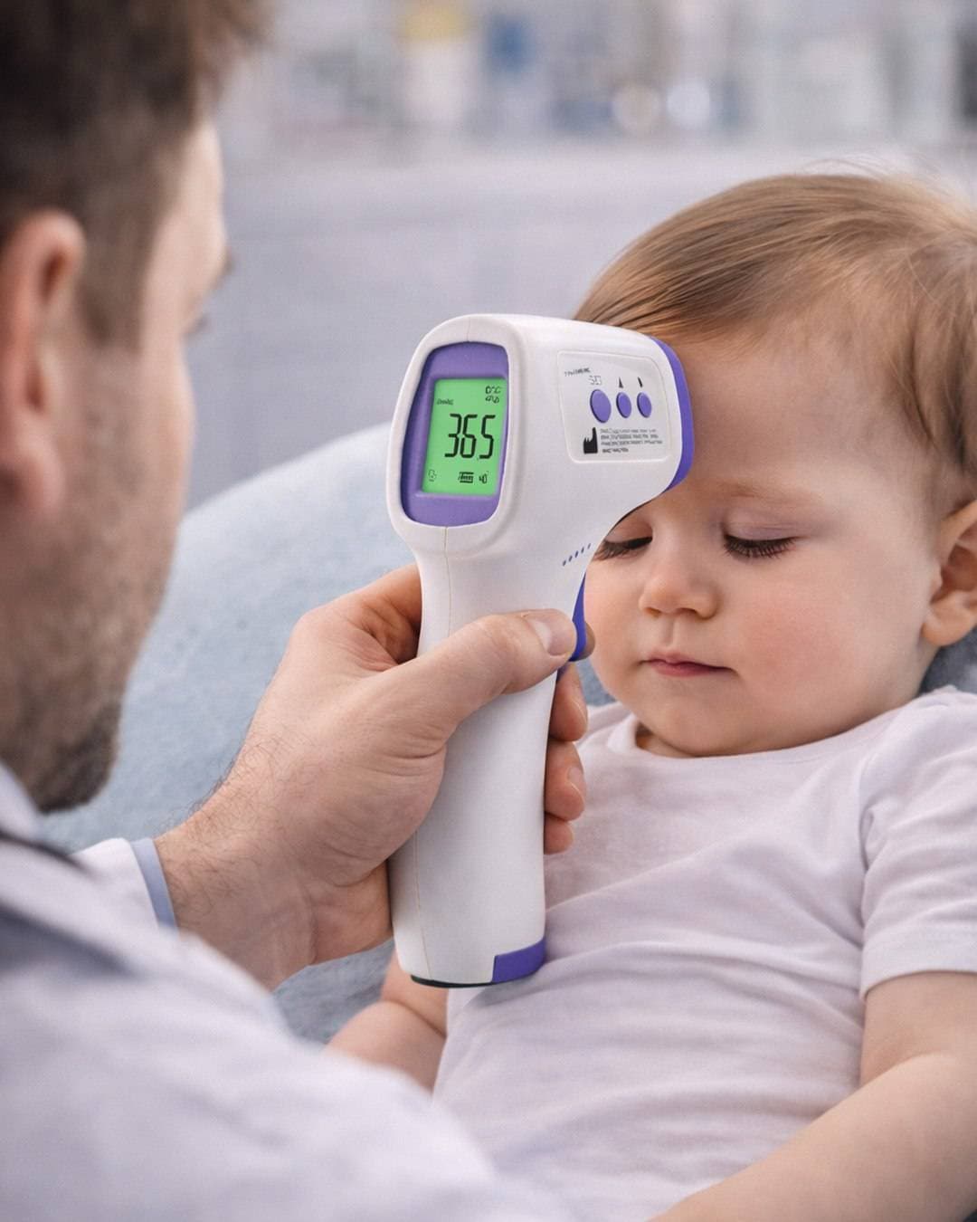 تب‌سنج لیزری هوشمند غیر تماسی مدل HL-E31 — تصویر ۲