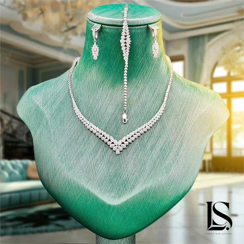 سرویس نقره زنانه لوکس لاریسا SLZ14 — تصویر ۲