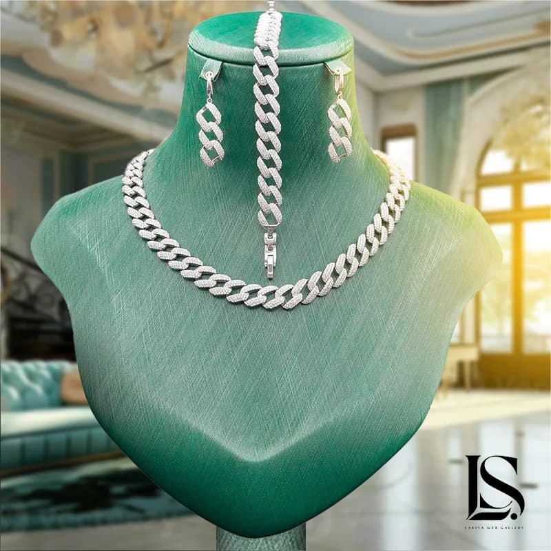 سرویس نقره زنانه لوکس لاریسا SLZ10 — تصویر ۲