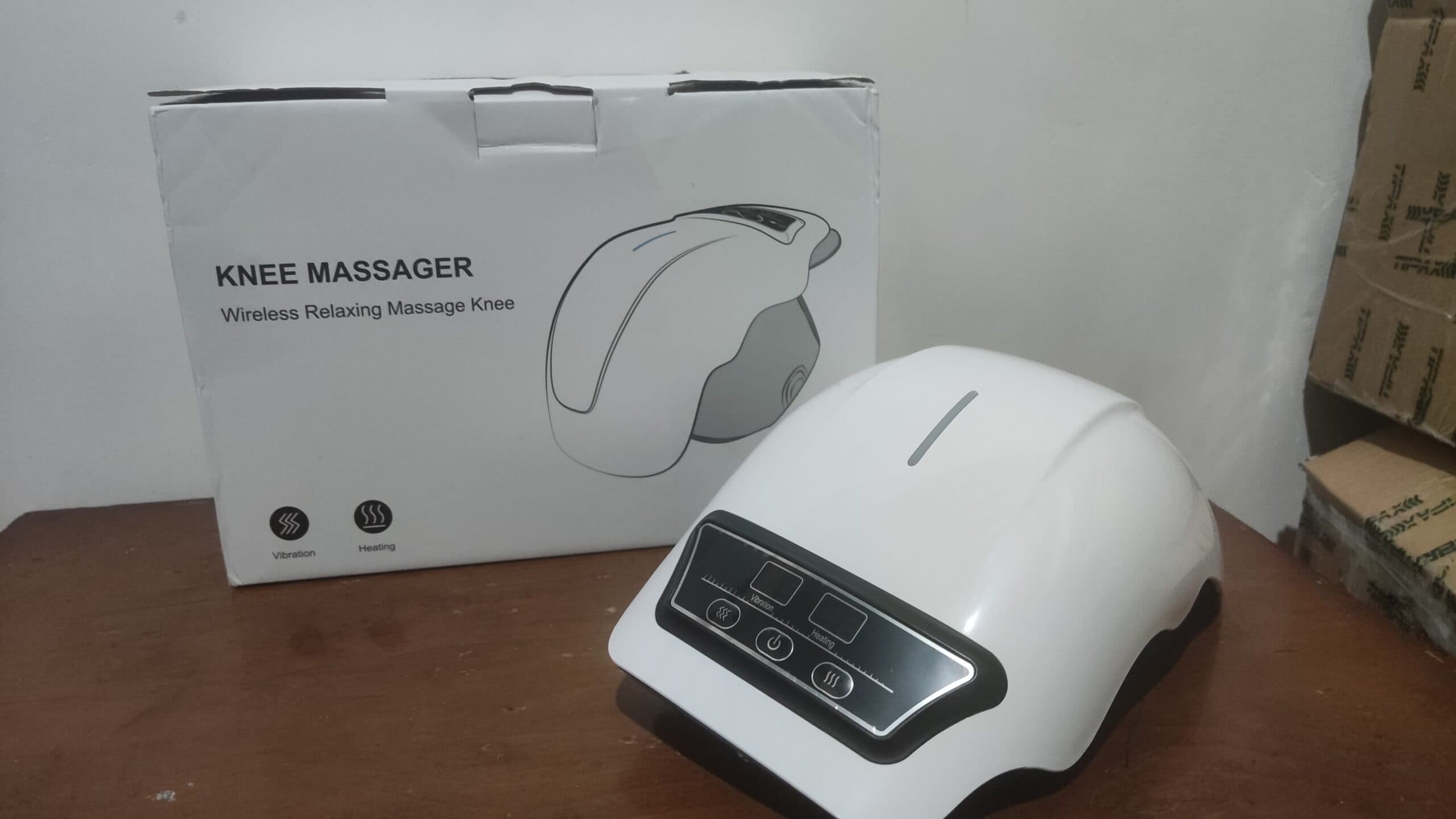 ماساژور زانو HX-118 با گرمایش و ویبره ۹ سطحی — تصویر ۸