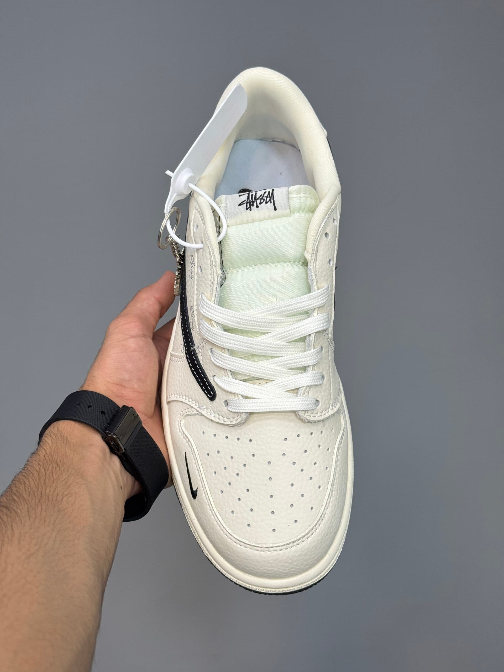 کتونی نایک ایر جردن وان لو ترویس اسکات استاسی Nike Air Jordan 1 Low Travis Scott — تصویر ۱۰