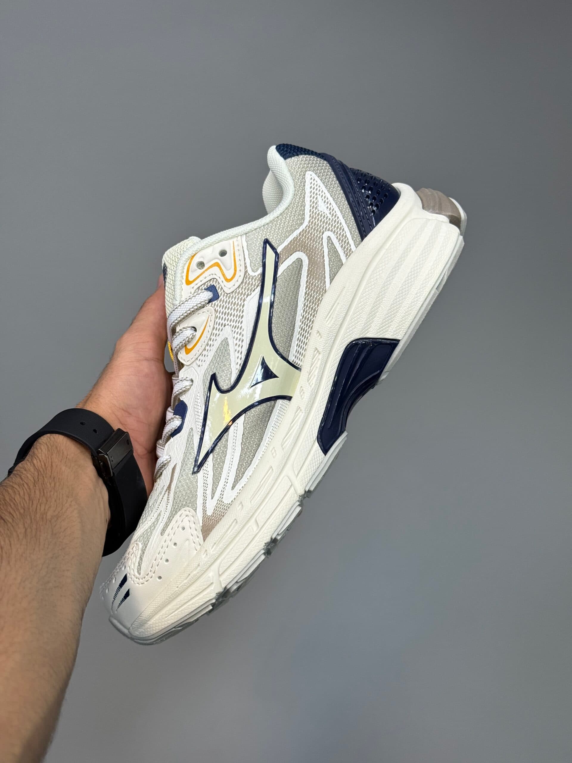 کتونی میزانو هالو میکس سفید زرد Mizuno Halo Mix White Yellow — تصویر ۱۱