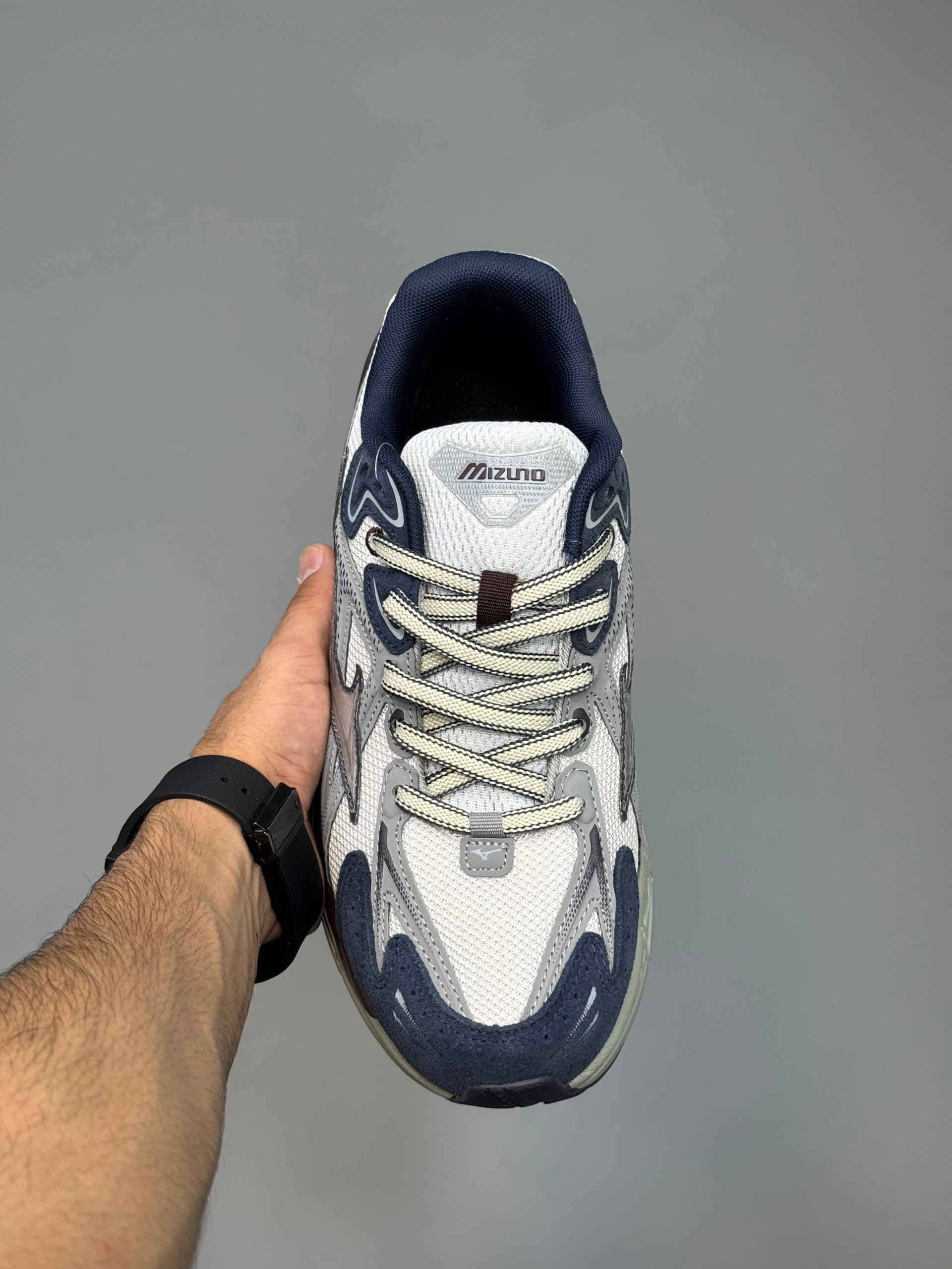 کتونی میزانو هالو میکس خاکستری آبی Mizuno Halo Mix Grey Blue — تصویر ۱۱