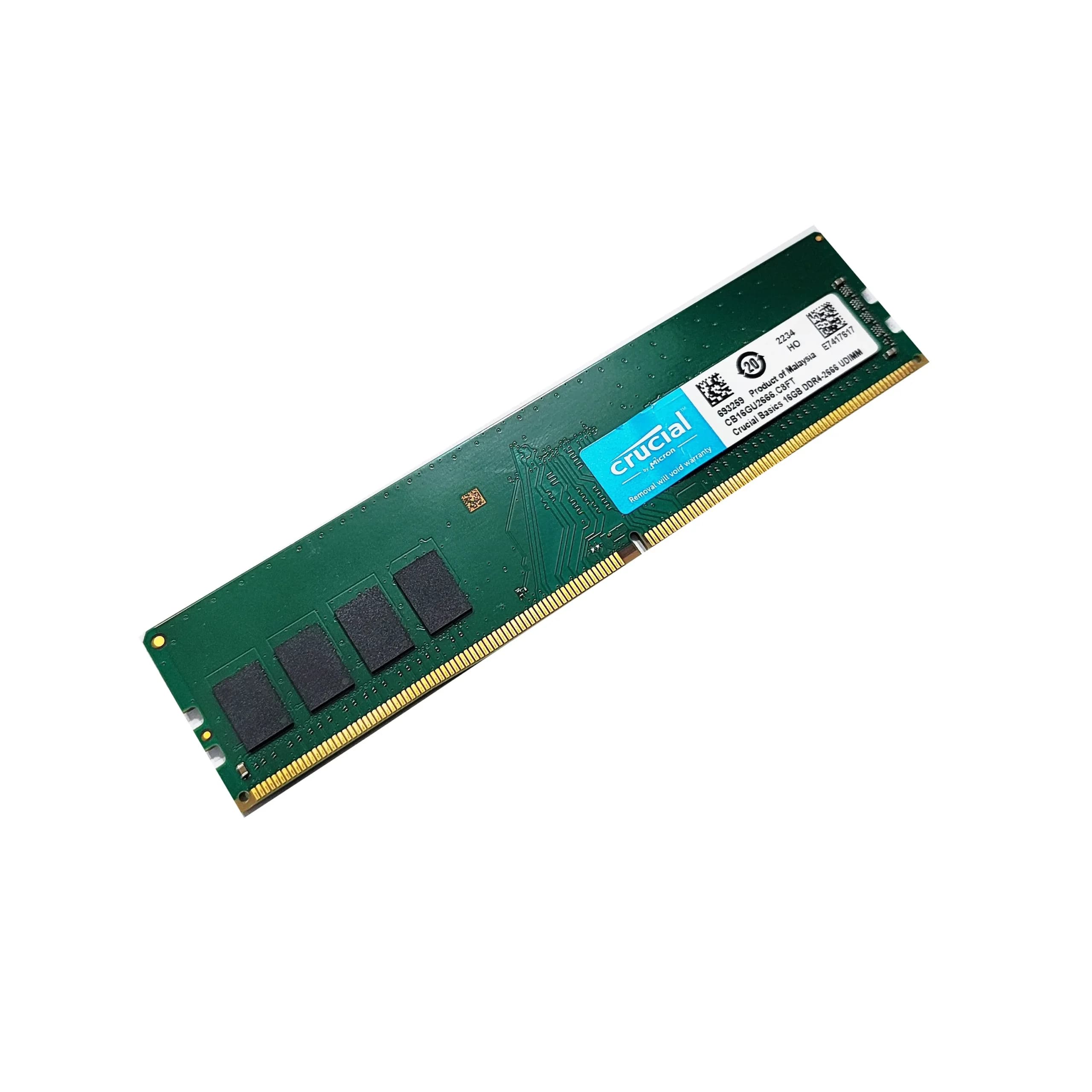 رم دسکتاپ 16 گیگ کروشیال Crucial DDR4-2666V MHz 1.2V CL19 (استوک) — تصویر ۲