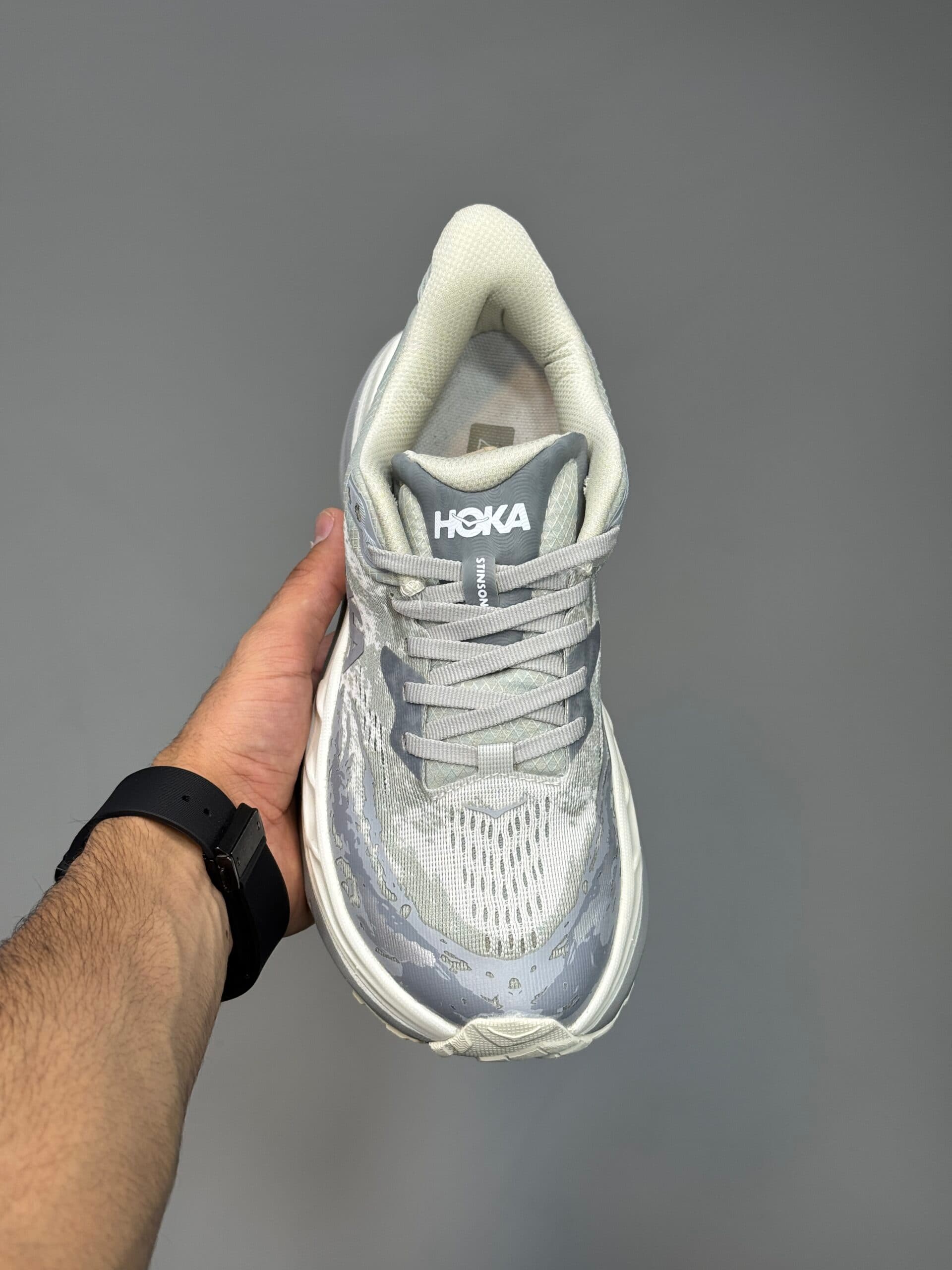 کتونی هوکا استینسون 7 خاکستری سفید Hoka Stinson 7 Grey White — تصویر ۹